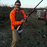 Ross with first Bobwhite